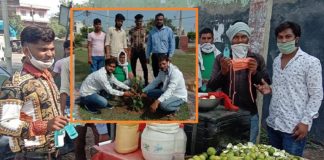 Masks were distributed by the Youth Society Haryana.