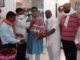 BJP district president Gopal Sharma, All India Human Welfare Trust officials welcomed for the third time