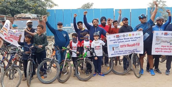 Cycle rally organized to encourage cycling