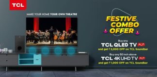 TCL made Diwali shopping more rewarding for its customers; Started two special TV + sound bar combo offers at its official online store