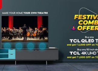 TCL made Diwali shopping more rewarding for its customers; Started two special TV + sound bar combo offers at its official online store