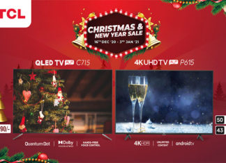 TCL has brought Christmas and New Year offers on 4K QLED C715 and 4K UHD P615