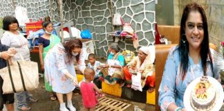 Ekta Jain fed food to the needy people on her birthday