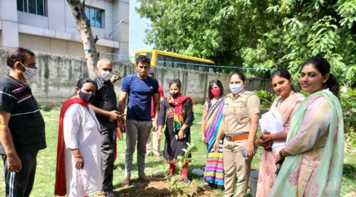 Mahila Thana NIT and social service organization Human Legal Aid and Crime Control Organization celebrated Environment Day by planting saplings