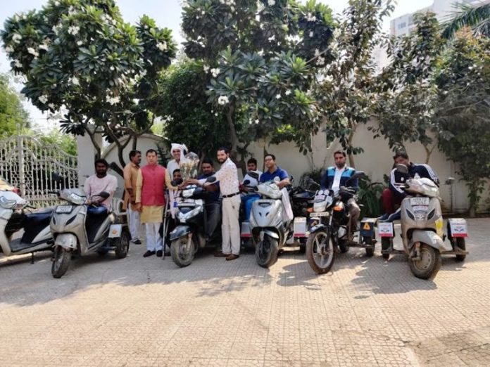 MLA Rajesh Nagar honored the disabled people who hoisted the tricolor on the Kargil peak