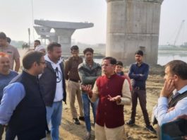 MLA Rajesh Nagar will take report of Manjhawali bridge every month