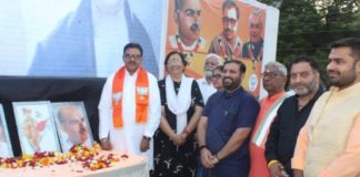 Bharatiya Janata Party (BJP) Badkhal celebrated its 42nd Foundation Day