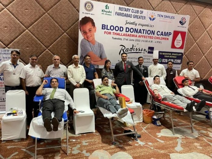 51 units of blood collected under the aegis of Team Khushi Ek Ehsaas and Ten Smiles Foundation