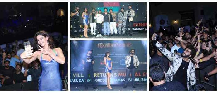 Team Ek Villain Returns regaled fans at a fun musical evening in Mumbai