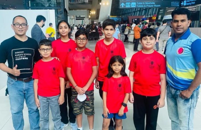 5 Karate players from Delhi Public School will participate in International Karate Championship to be held in Jakarta Indonesia