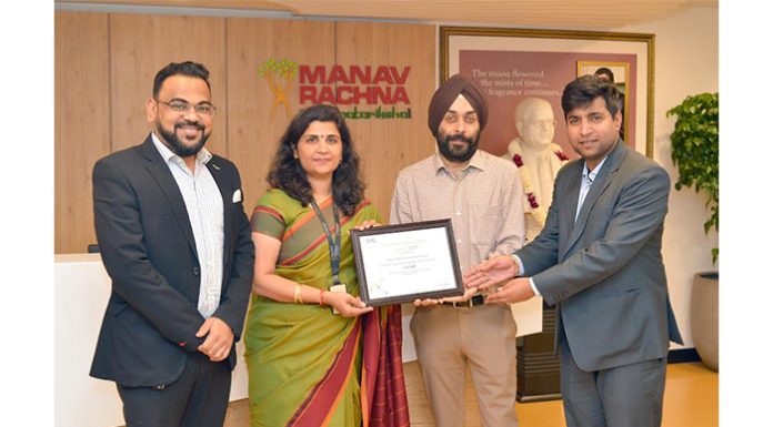 Manav Rachna got the honor of National Employment Award 2023