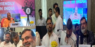 UP CM Yogi meets Boney Kapoor, Rahul Mittra, Subhash Ghai, Jackie Shroff, Suniel Shetty & other celebs in Mumbai