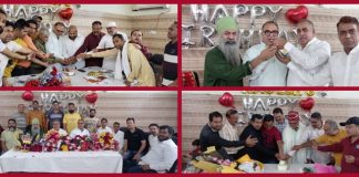 Rajesh Bhatia's 54th birthday was celebrated with great pomp and enthusiasm