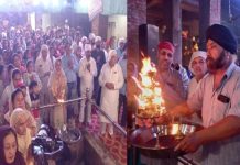 Grand worship of Mata Brahmacharini was performed in Maharani Vaishno Devi Temple.