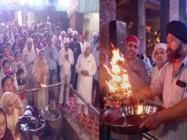 Grand worship of Mata Brahmacharini was performed in Maharani Vaishno Devi Temple.