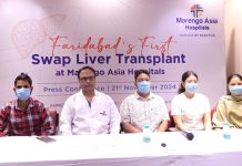 First in Excellence: Maringo Asia Hospitals Faridabad performs the ‘first swap liver transplant’ between two families in Faridabad