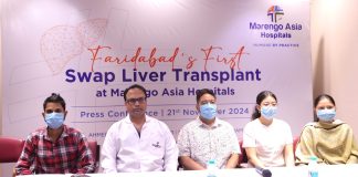 First in Excellence: Maringo Asia Hospitals Faridabad performs the ‘first swap liver transplant’ between two families in Faridabad